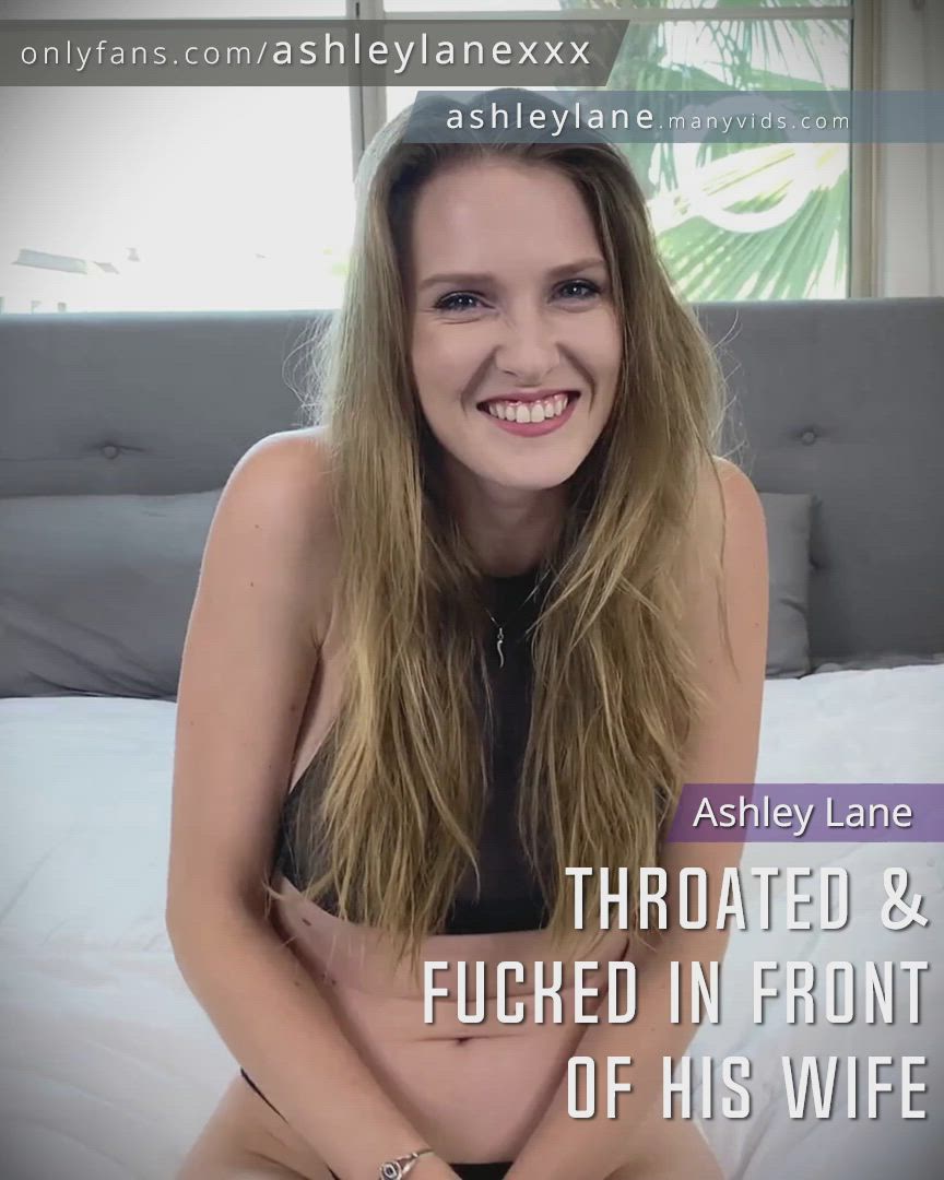 Ashley Lane porn video with onlyfans model Ashley Lane <strong>@ashleylanexxx</strong>