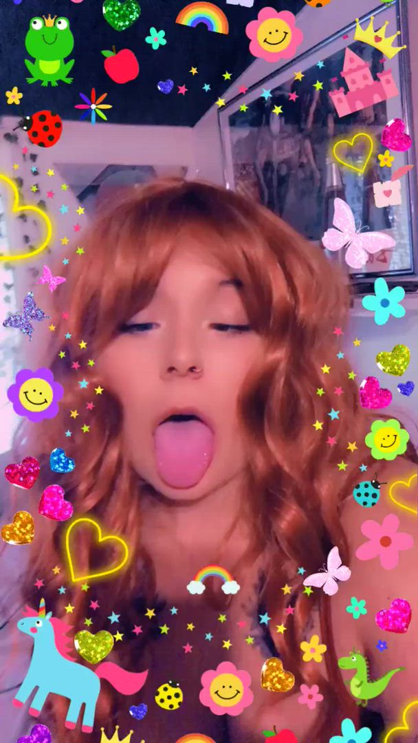 Ahegao porn video with onlyfans model Blair Witch <strong>@blairblairblairr</strong>