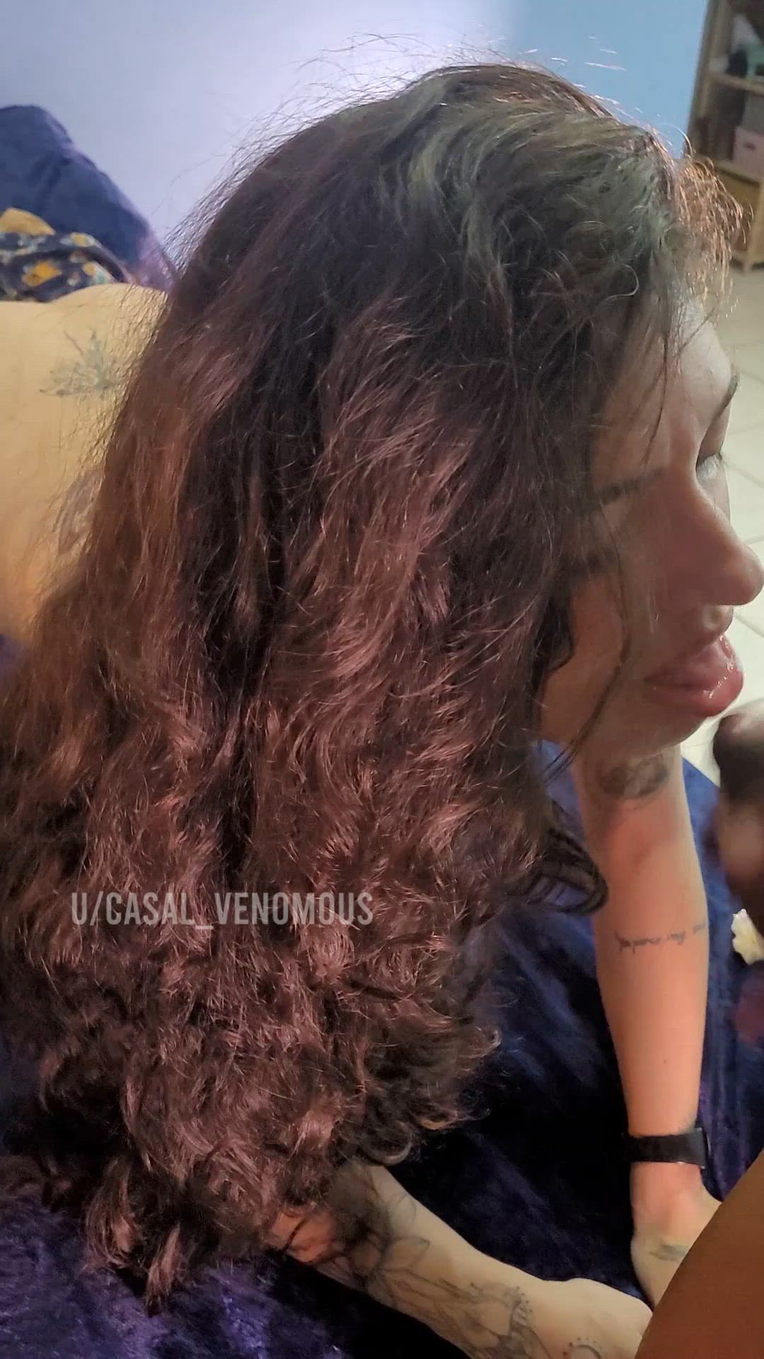 Amateur porn video with onlyfans model casalvenomous <strong>@casal_venomous</strong>