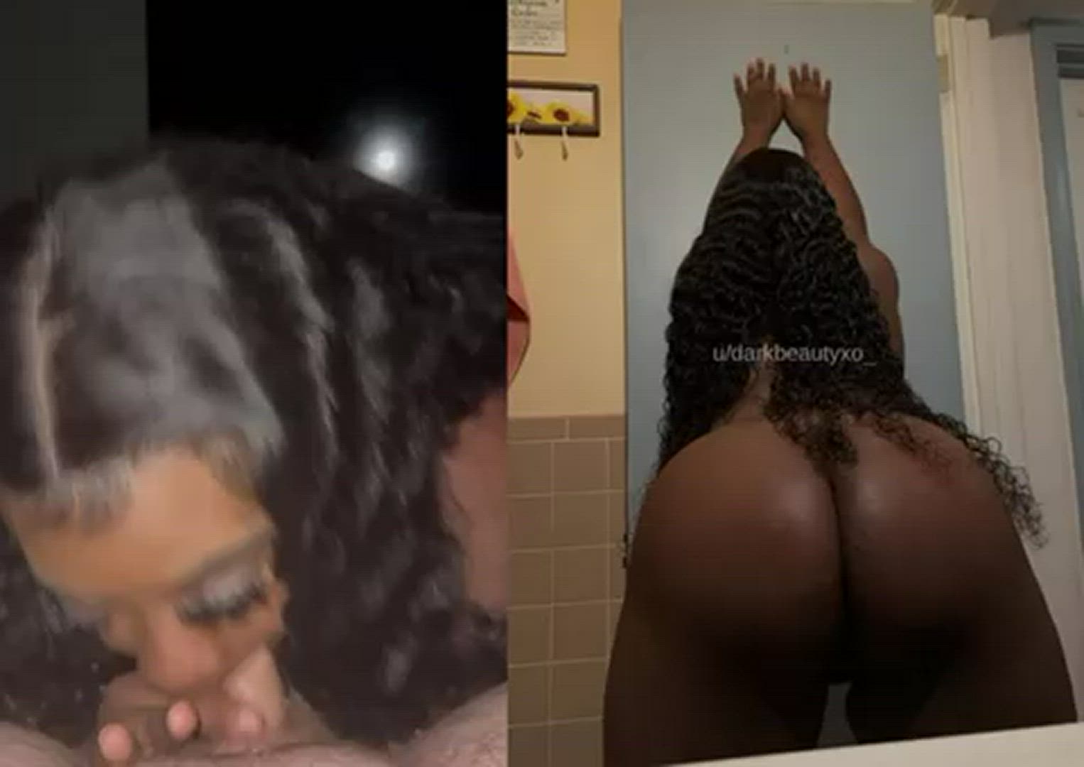 Ebony porn video with onlyfans model Ebony Love <strong>@bigbootyebonyy</strong>