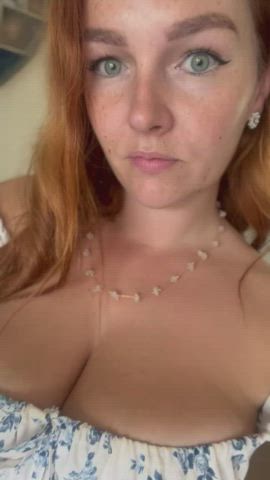 Big Tits porn video with onlyfans model Grace Smyth <strong>@redheadgracie</strong>