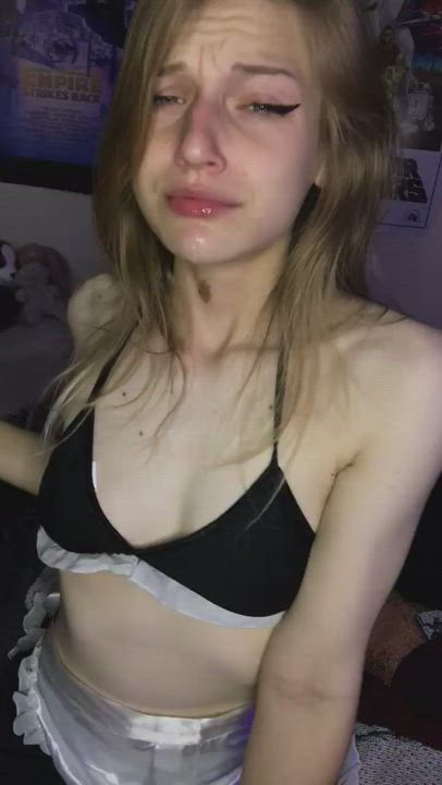 Ahegao porn video with onlyfans model Nat <strong>@crystalmoonclub</strong>