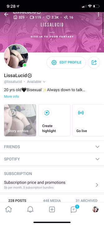 OnlyFans porn video with onlyfans model LISSALUCID <strong>@lissalucid</strong>