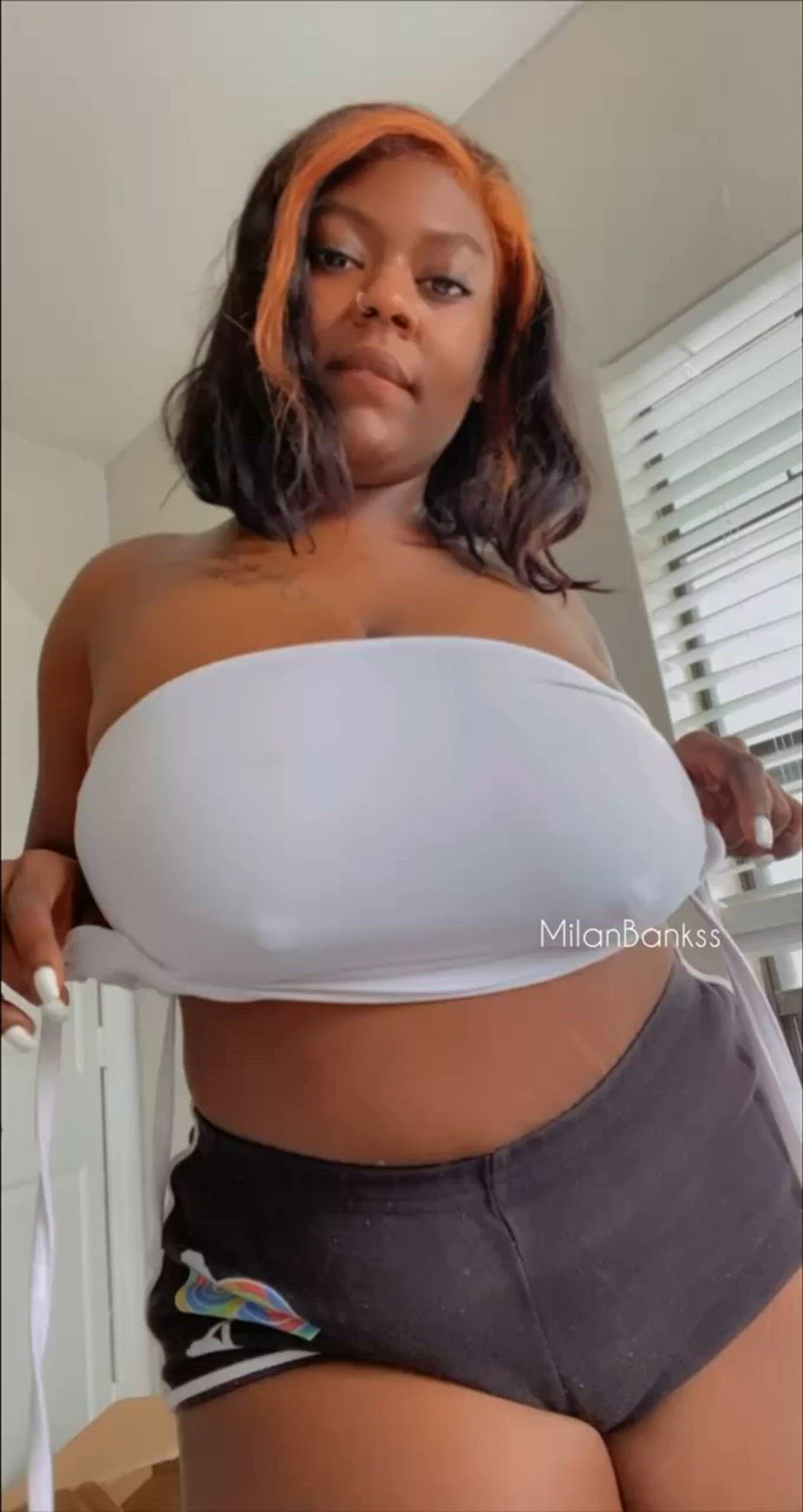 Big Tits porn video with onlyfans model MilanBankss <strong>@milanbankss</strong>