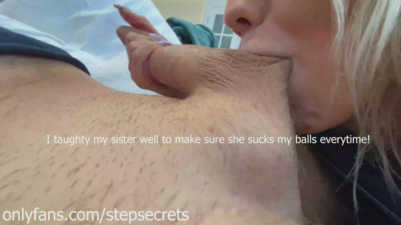 Balls Sucking porn video with onlyfans model  <strong>@plzdaddy</strong>