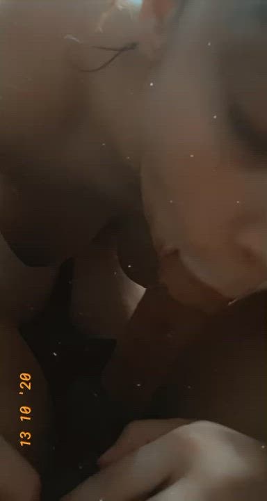 Blowjob porn video with onlyfans model SnowBunny Bambii <strong>@snowbunnyybambii</strong>