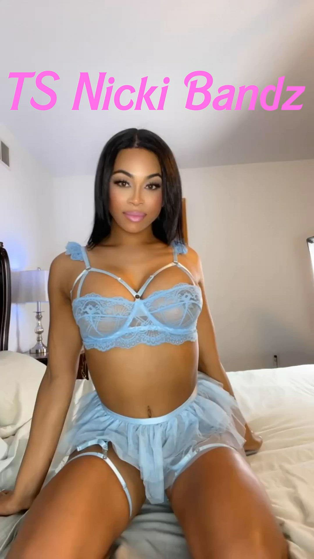 Ass porn video with onlyfans model TS Nicki Bandz <strong>@realnickibandz</strong>