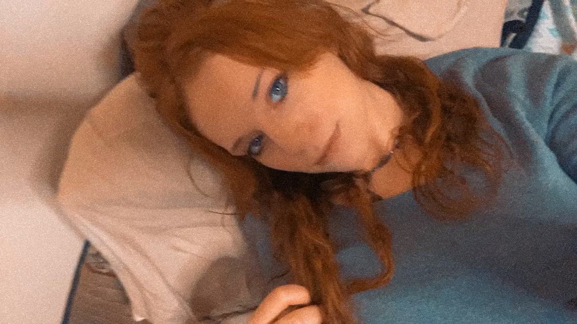 Amateur porn video with onlyfans model redhairblueeyes <strong>@redheadoceaneyes</strong>