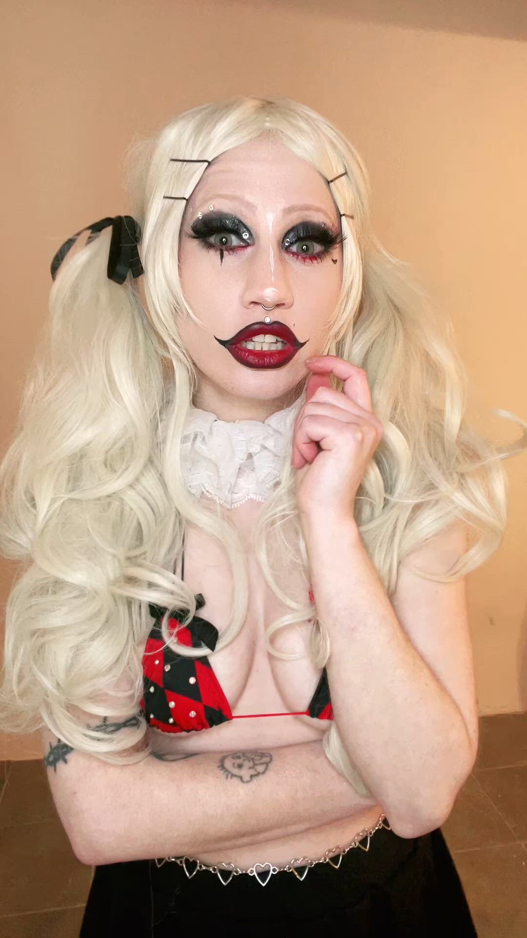 Clown Girl porn video with onlyfans model shamelessmilk <strong>@moreshameless</strong>