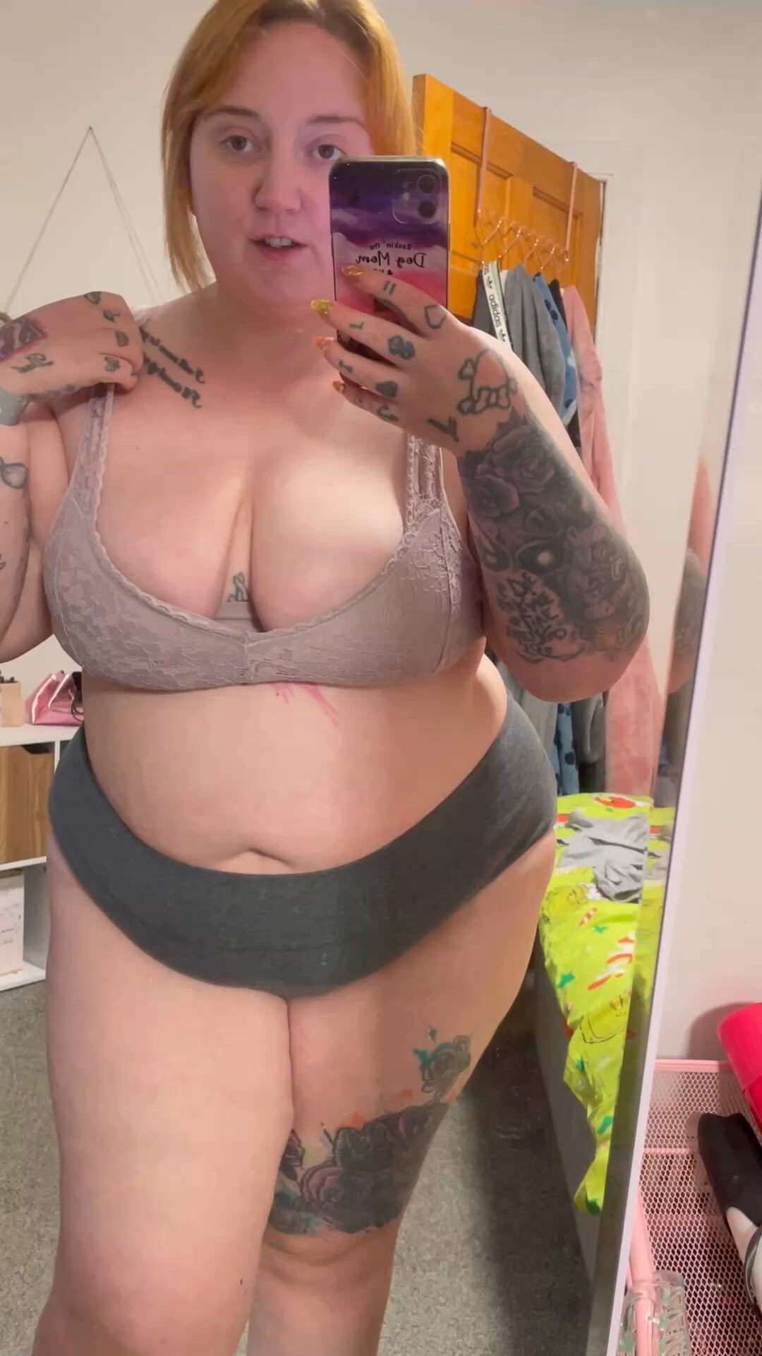 BBW porn video with onlyfans model spicytiktokginger <strong>@spicytiktokginger</strong>