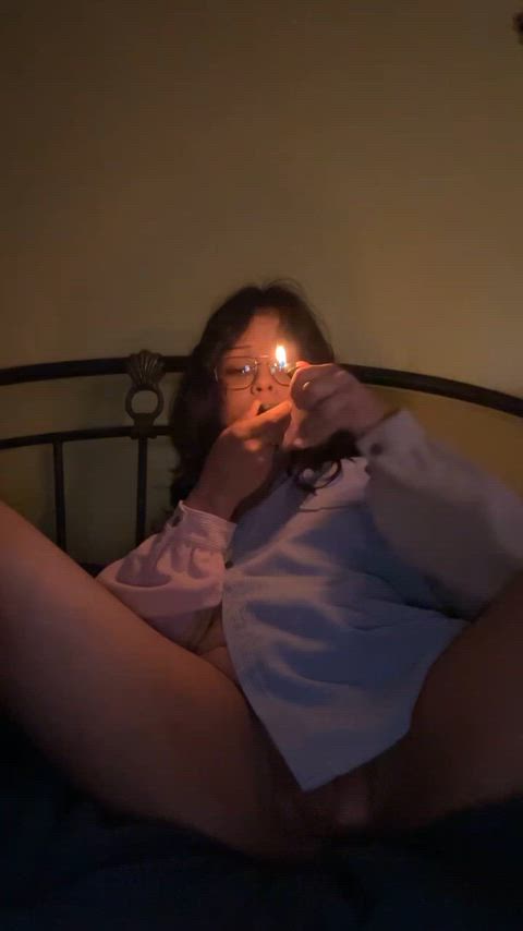 Masturbating porn video with onlyfans model lamunekita420 <strong>@lamunekita_chlo.e</strong>