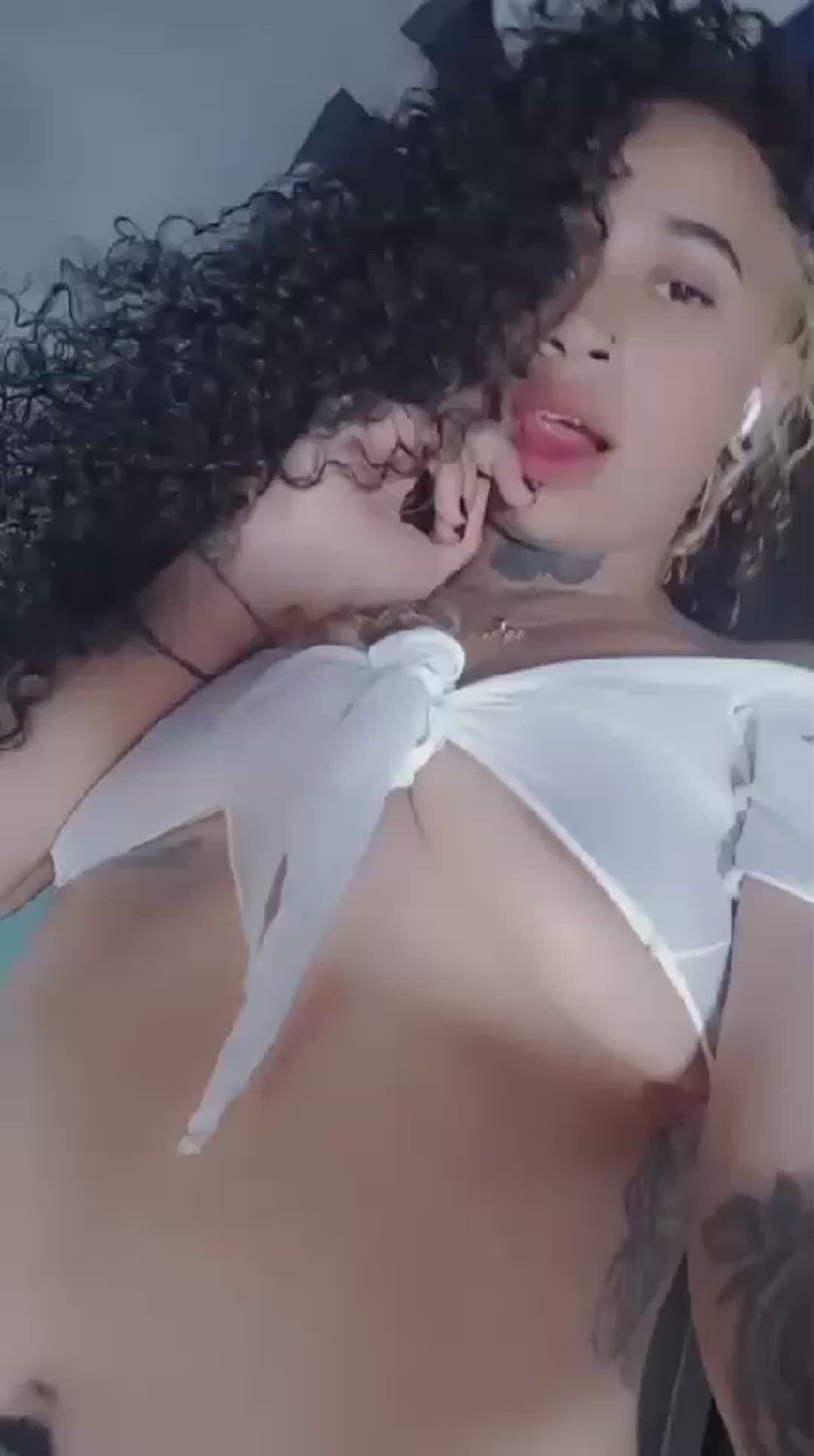 Curly Hair porn video with onlyfans model catavega <strong>@leya_vega</strong>