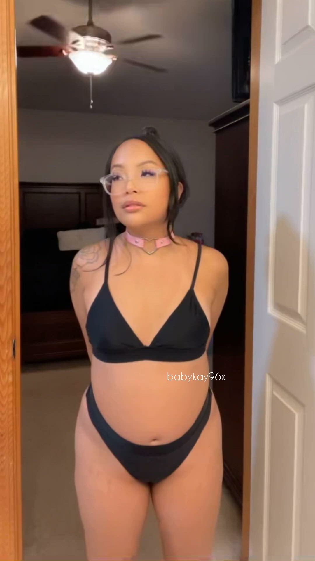 Amateur porn video with onlyfans model kay 🎀 <strong>@babykay96x</strong>