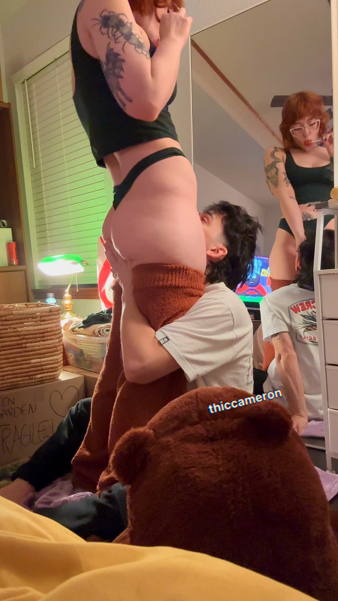 Amateur porn video with onlyfans model thiccameron <strong>@thiccameron</strong>