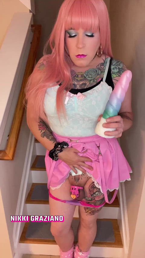 Sissy porn video with onlyfans model Nikki graziano <strong>@delilahandnikki</strong>