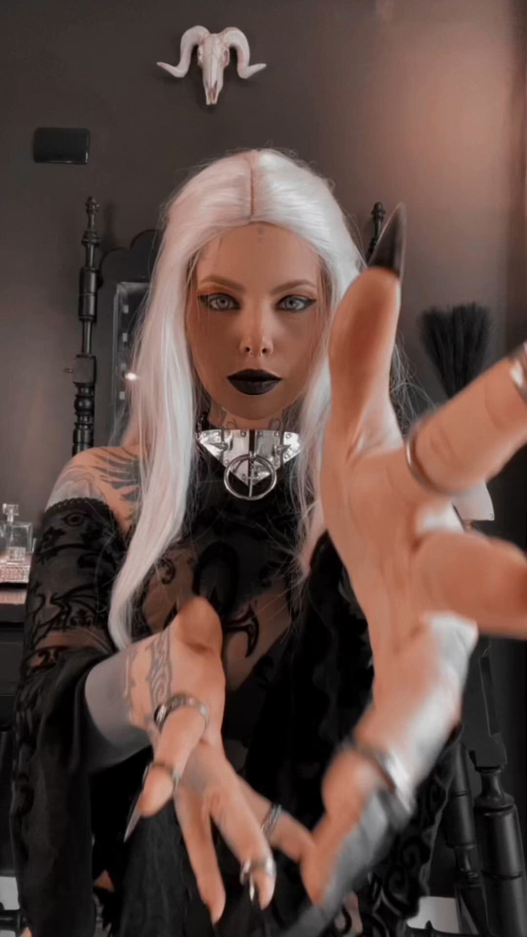 Goth porn video with onlyfans model onlymarjo <strong>@marjo_sg</strong>