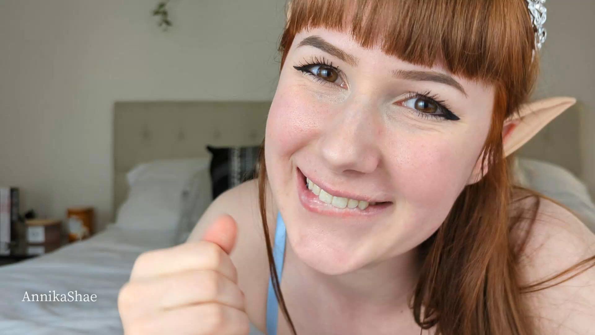 Blowjob porn video with onlyfans model AnnikaShae <strong>@annikashae</strong>