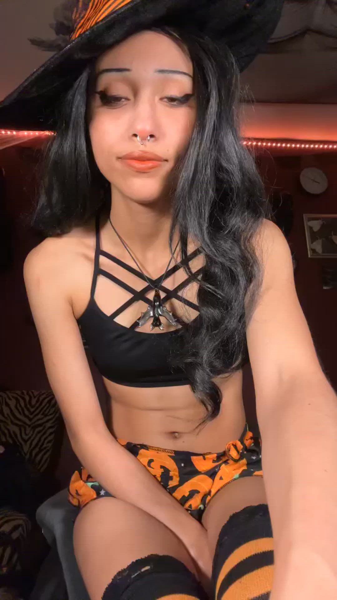 Lingerie porn video with onlyfans model starg0th <strong>@starg0th</strong>