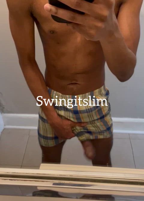 Amateur porn video with onlyfans model Swingitslim <strong>@swingitslim</strong>