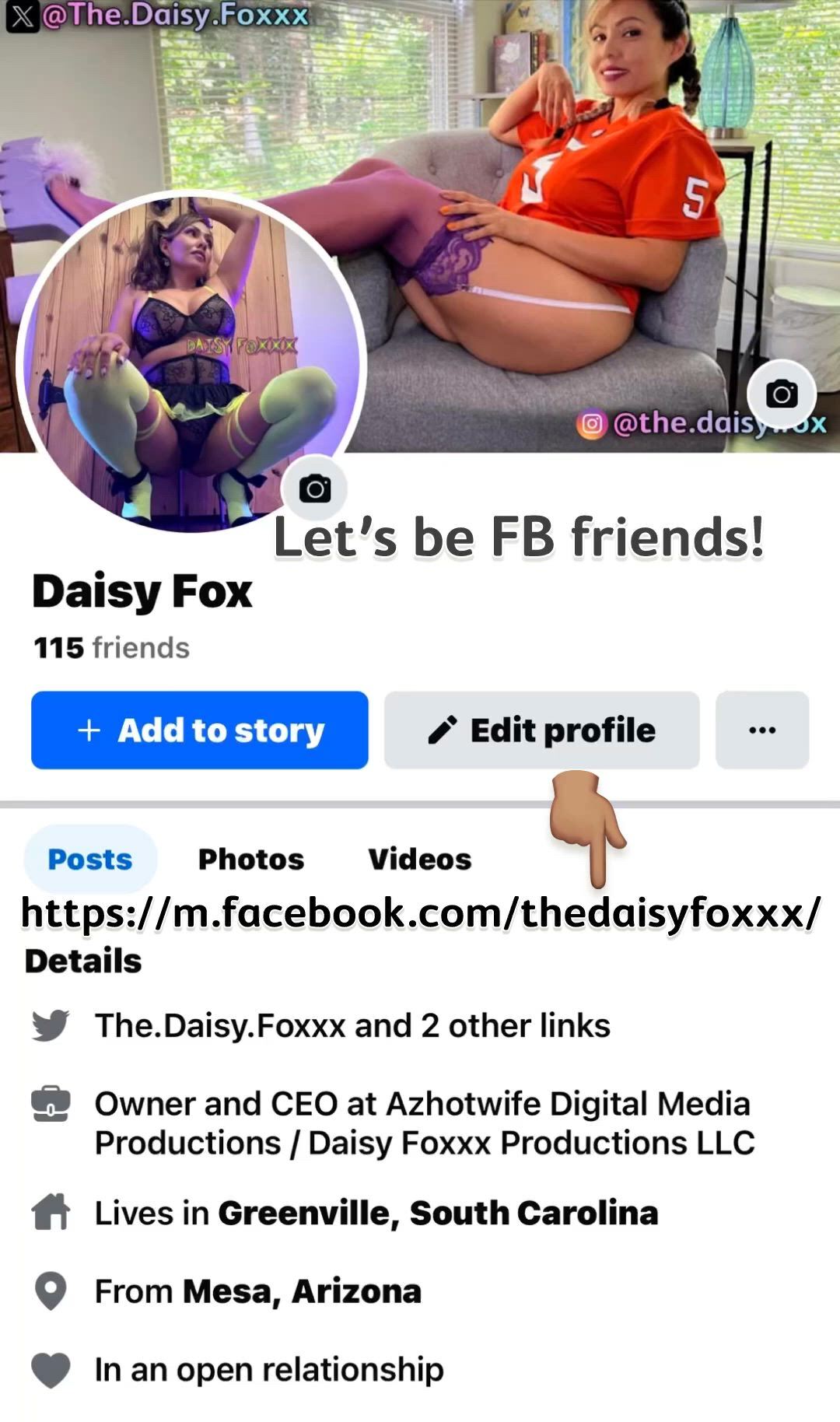 Amateur porn video with onlyfans model azhotwifexxx <strong>@thedaisyfoxxx</strong>