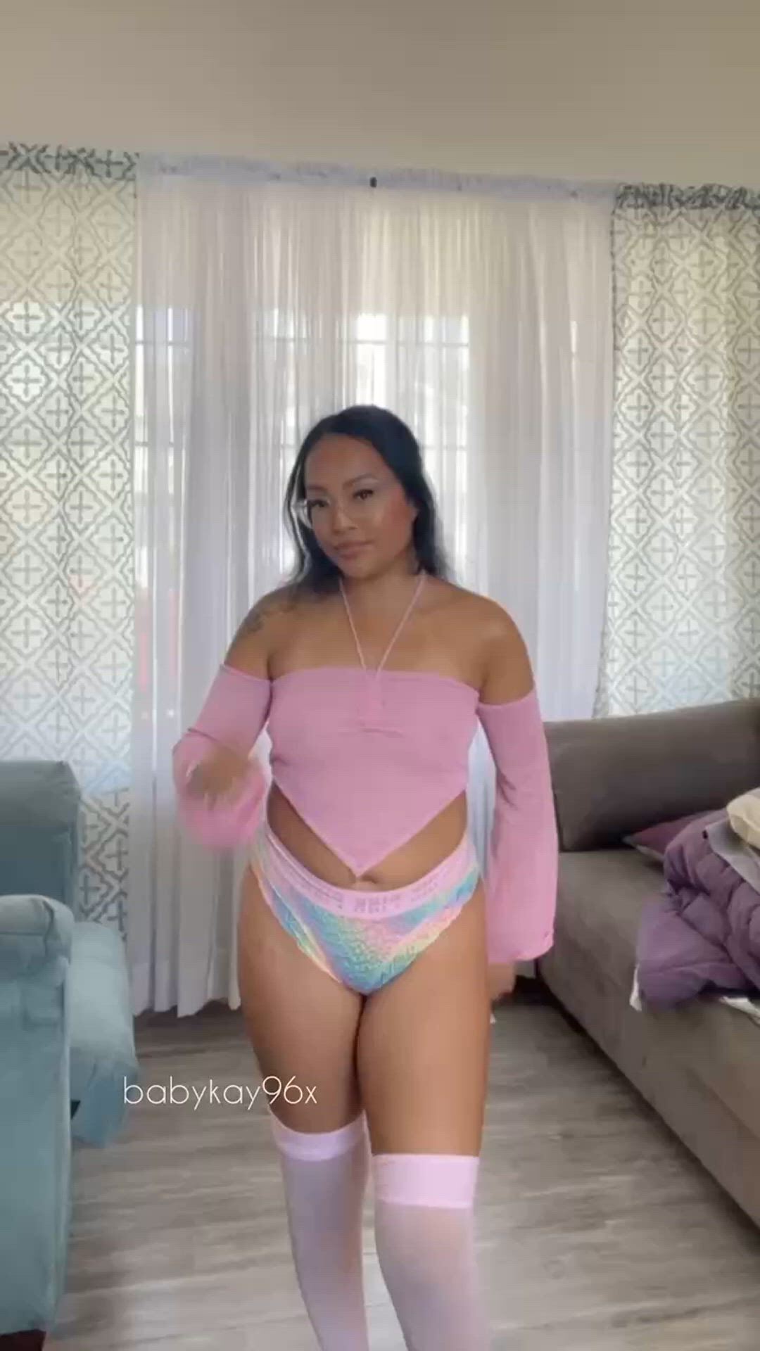 Amateur porn video with onlyfans model kay 🎀 <strong>@babykay96x</strong>