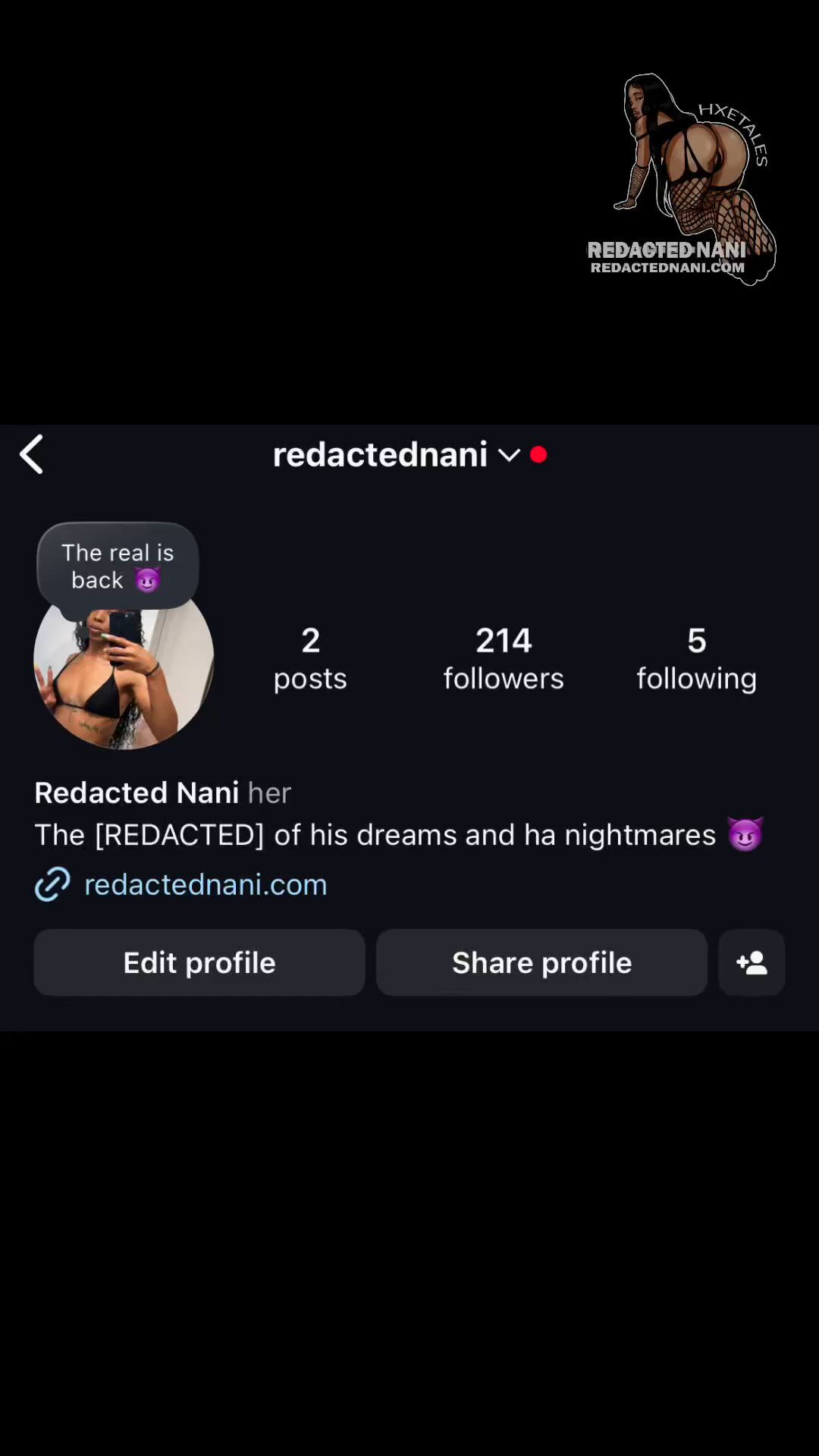 Big Dick porn video with onlyfans model redactednani <strong>@redactednani </strong>