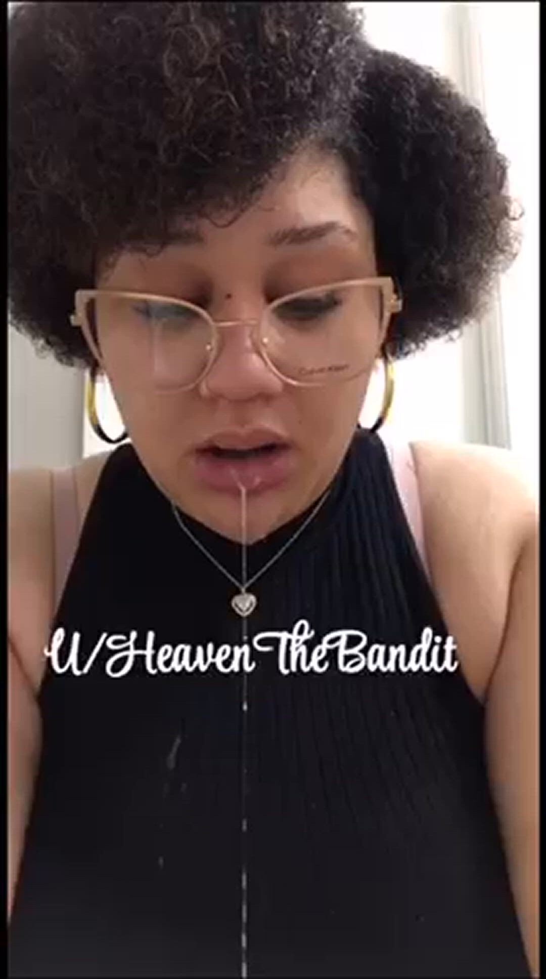 Ebony porn video with onlyfans model heaventheebandit <strong>@heaventhebandit</strong>