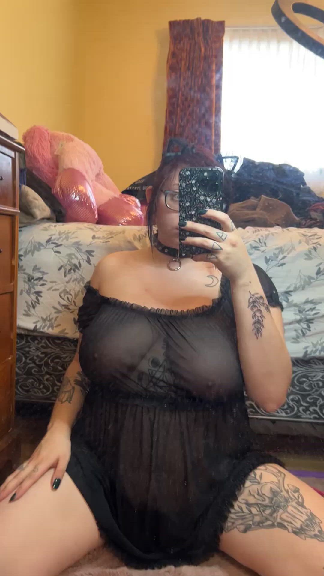 Big Tits porn video with onlyfans model gxre_whxre666 <strong>@junipurr_goth</strong>