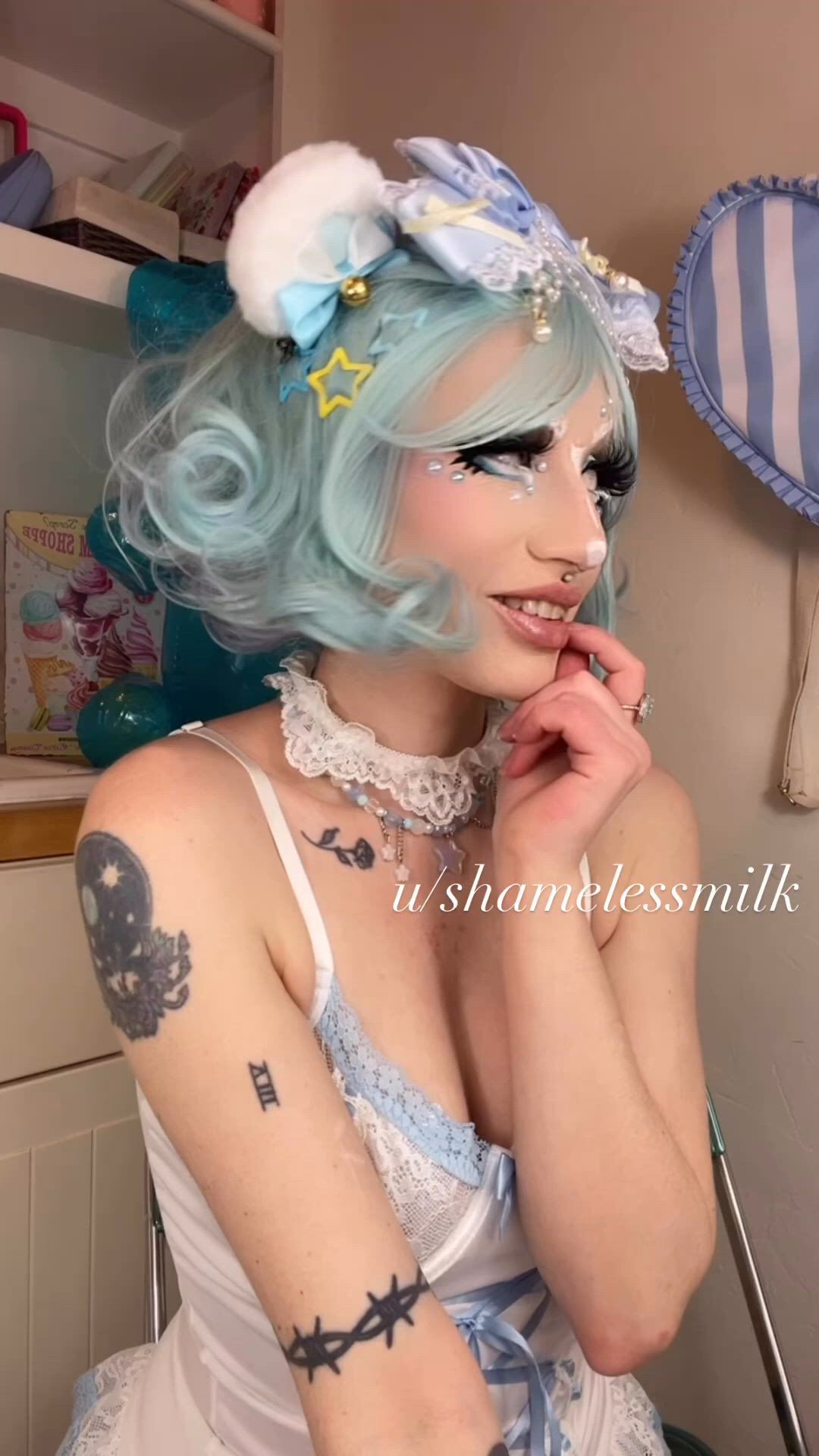 Alt porn video with onlyfans model shamelessmilk <strong>@moreshameless</strong>